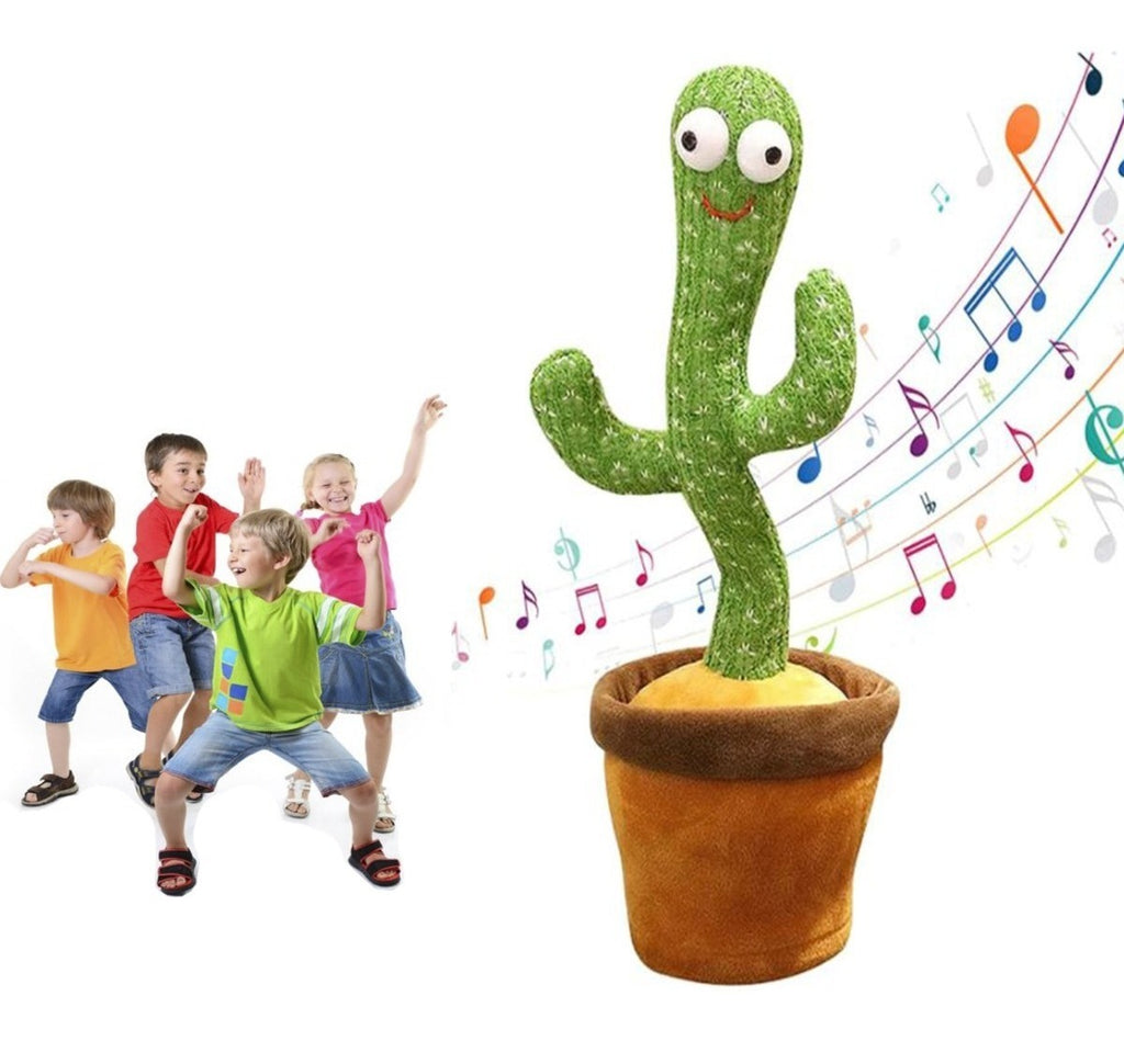 Cactus Bailarín Peluche – Diversión Interactiva Con Repetidor De Voz Y Música