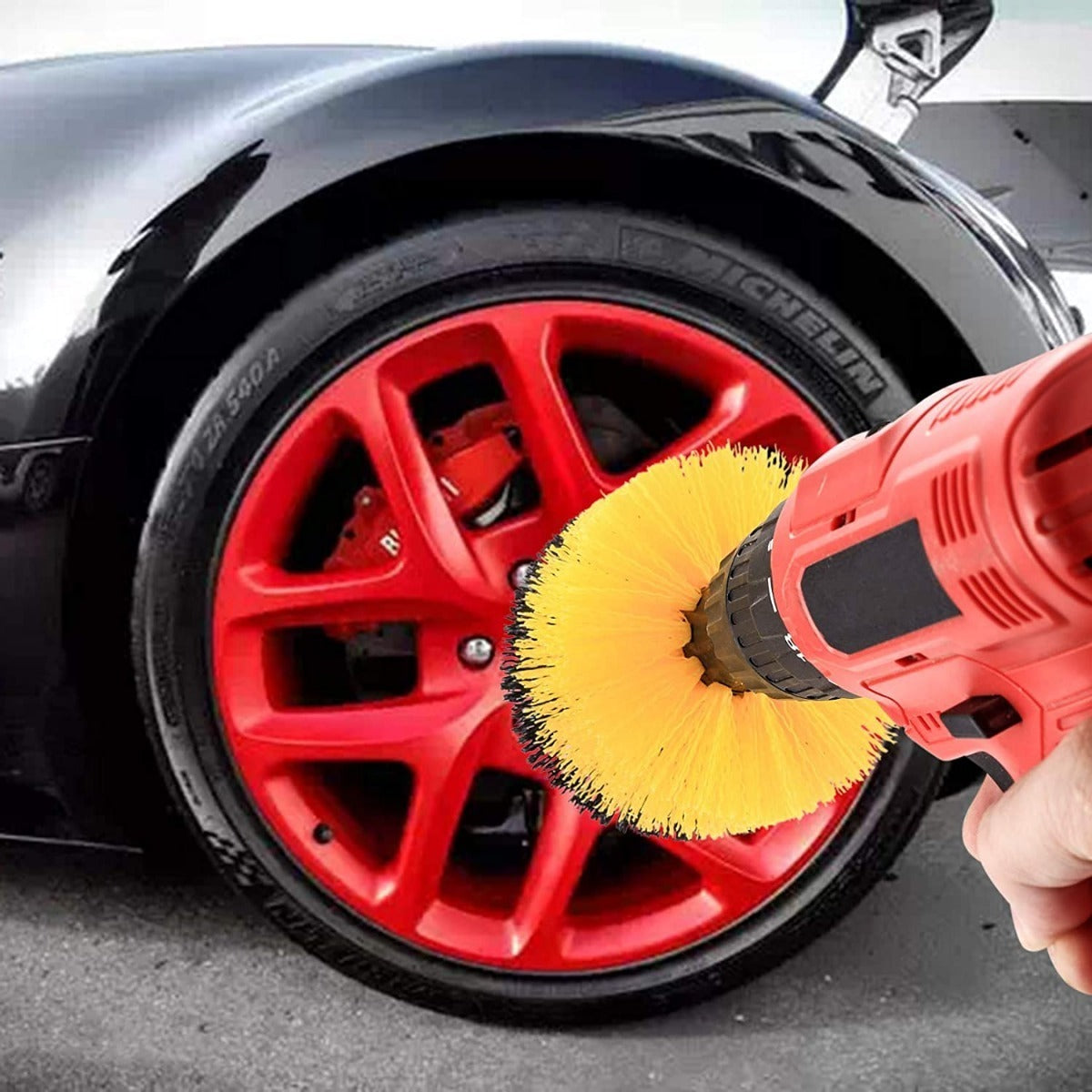 HogarPro Set 4 Cepillos De Limpieza Para Taladro – Limpieza Profunda Y Eficiente