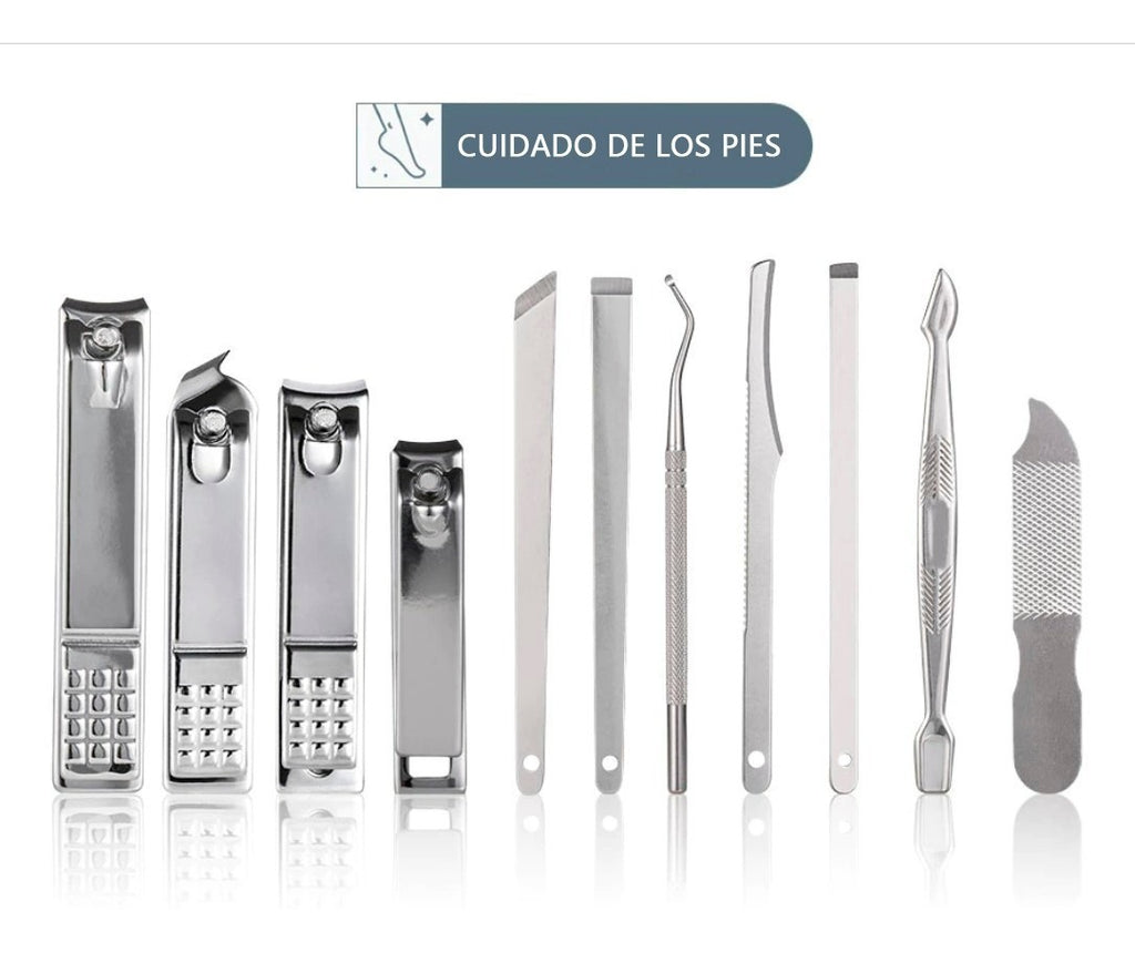 Set Herramientas Manicure Pedicura Kit Uñas 26 Piezas – Cuidado Integral para Uñas y Pies