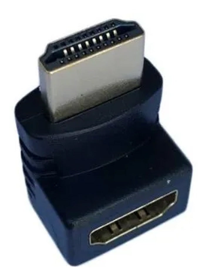 Angular HDMI – Diseño de 90 Grados para Espacios Reducidos