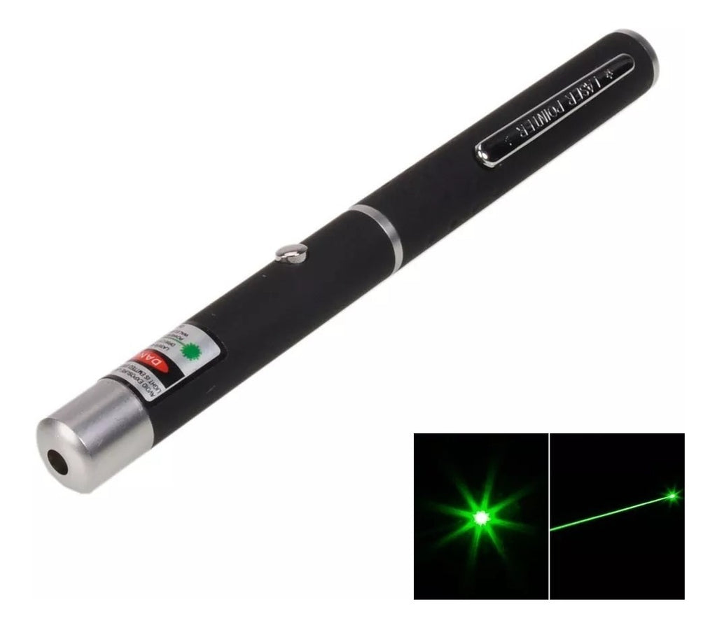 CaleidoLuz Puntero Laser Verde 100mW – Efecto Caleidoscopio Impresionante