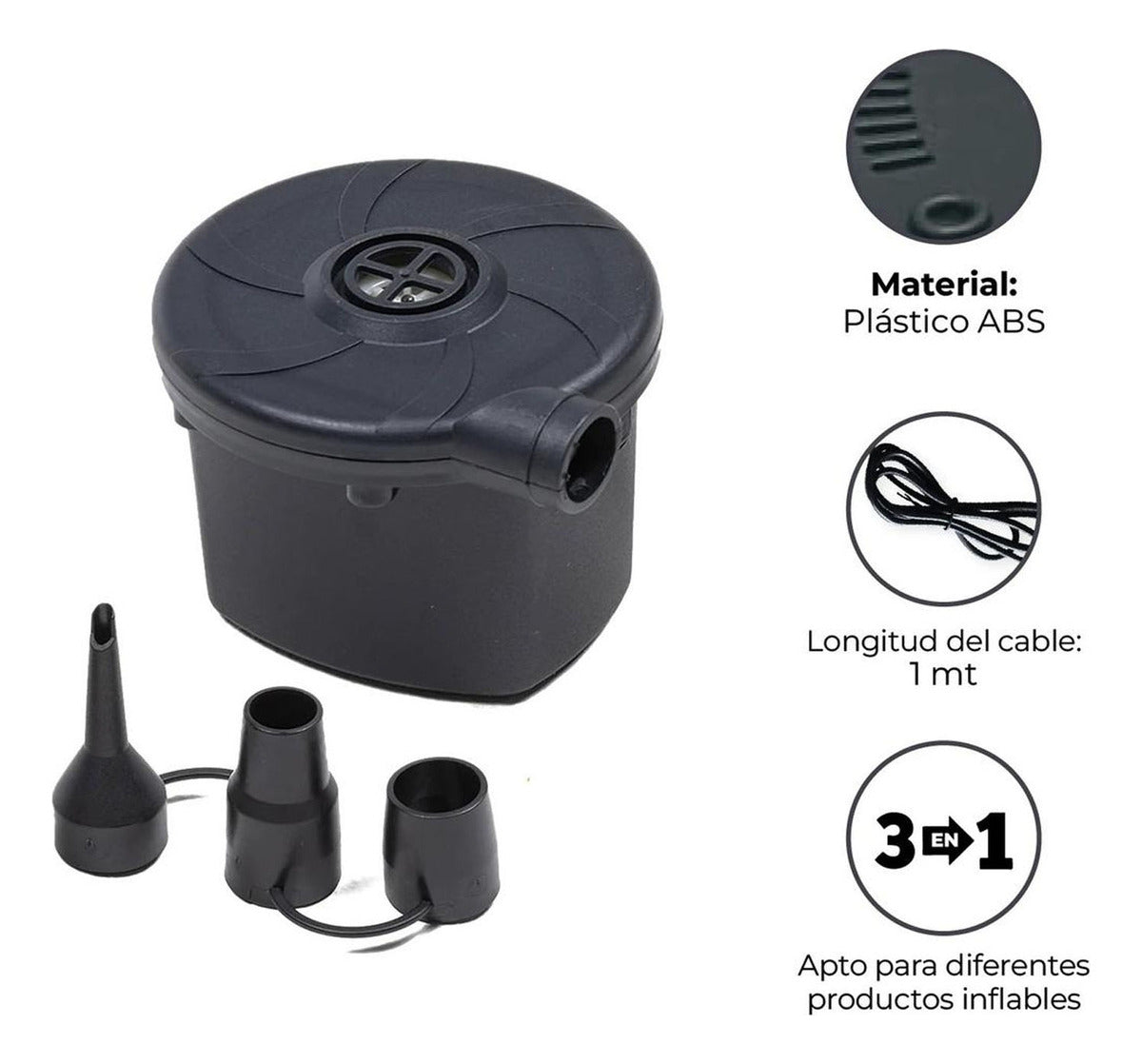 XYZ Inflador Eléctrico Multifuncional Pack 2 – Solución Rápida y Eficiente