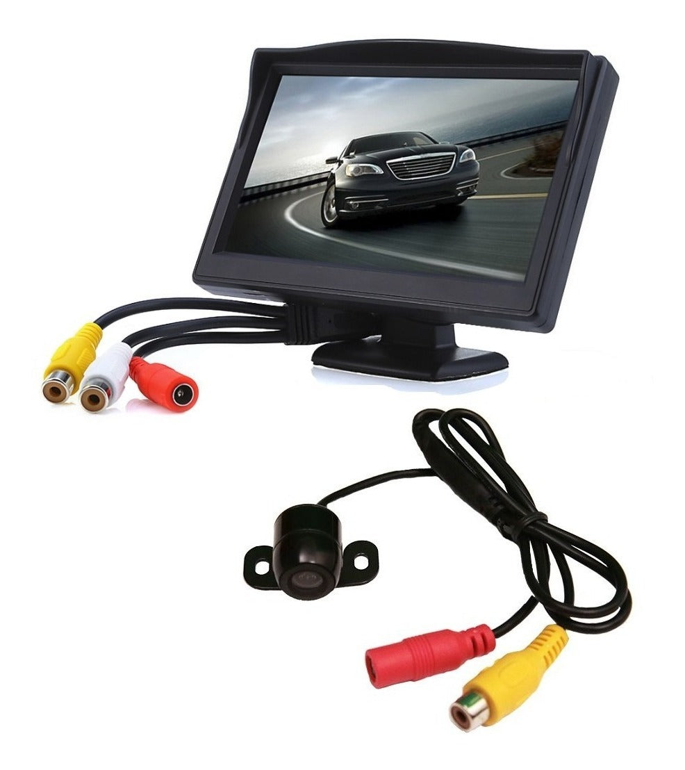 Kit Retroceso Pantalla 4.3 Pulgadas – Visualización Superior para Seguridad en la Carretera