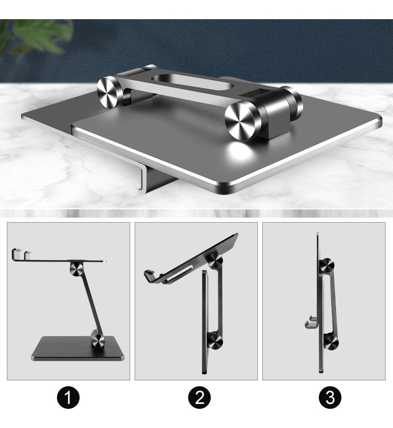 Soporte Escritorio Metal Plegable – Máxima Estabilidad para Tablet y iPad