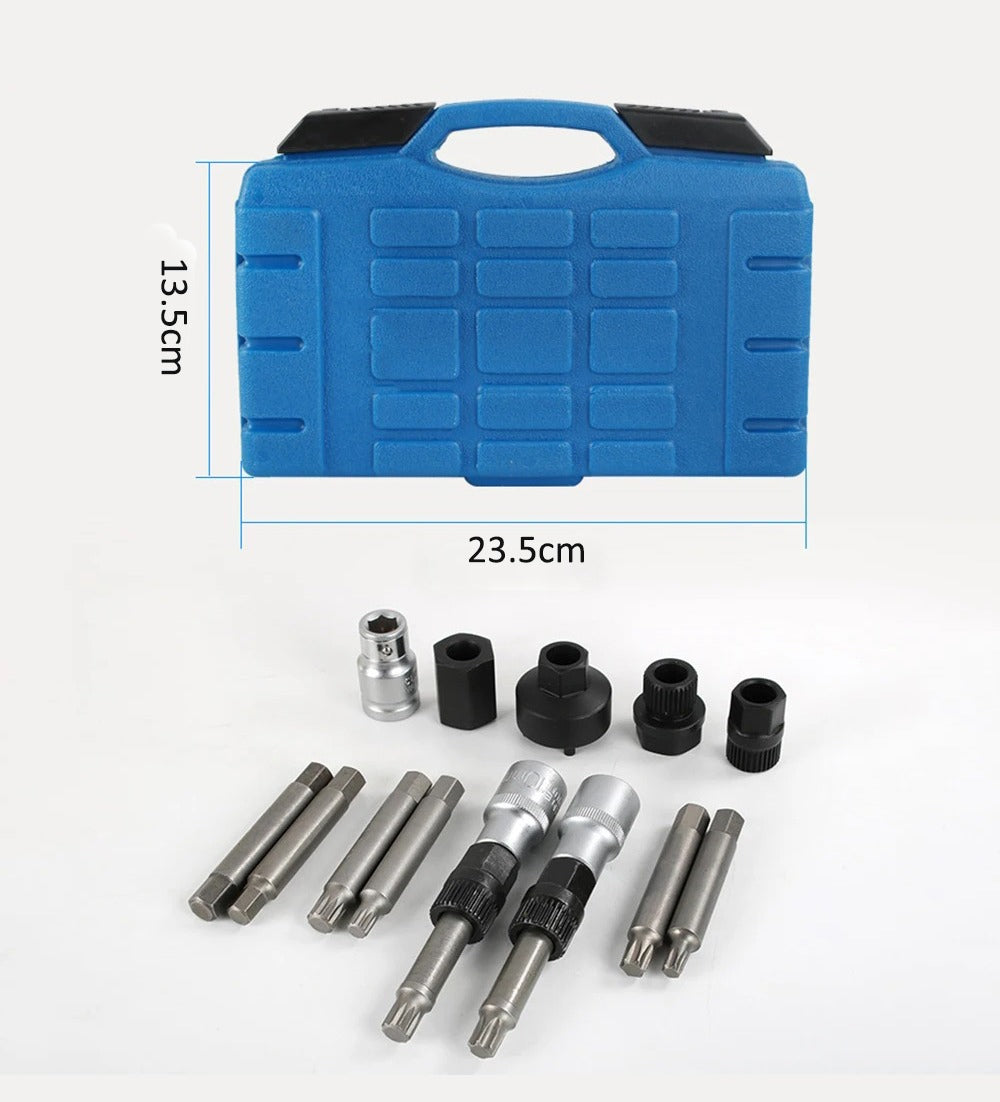XYZ Puntas Dados Extractor De Poleas 13pzs – Extracción Rápida y Eficiente
