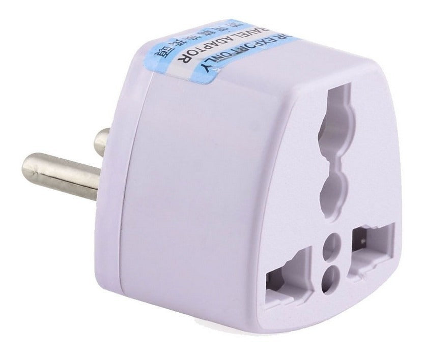 Adaptador Enchufe Americano Europeo A Nacional – Conexión Universal para Viajeros