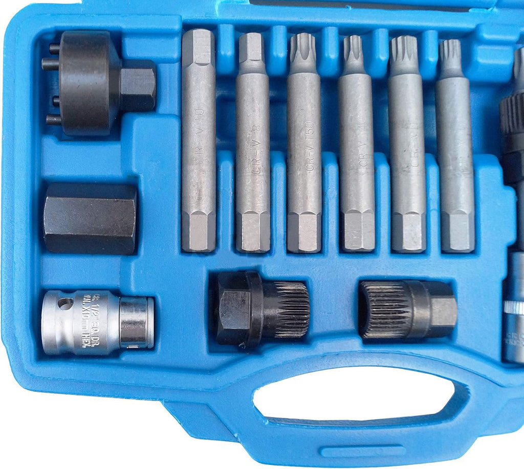 XYZ Puntas Dados Extractor De Poleas 13pzs – Extracción Rápida y Eficiente