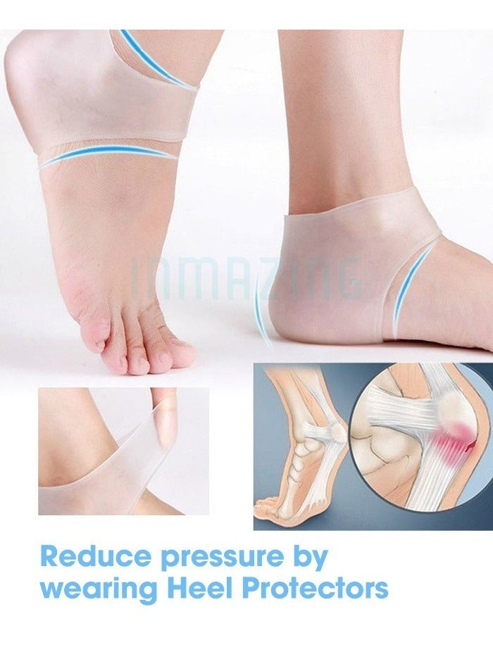 Protector De Talones De Silicona – Máxima Protección Para Pies