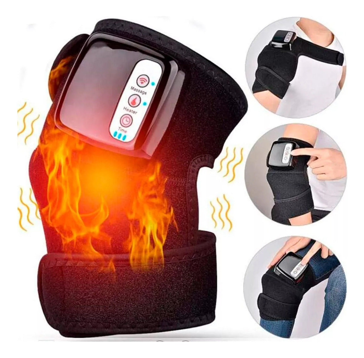 Masajeador Eléctrico Rodilla/Codo – Alivio de Dolor Inalámbrico y Recargable