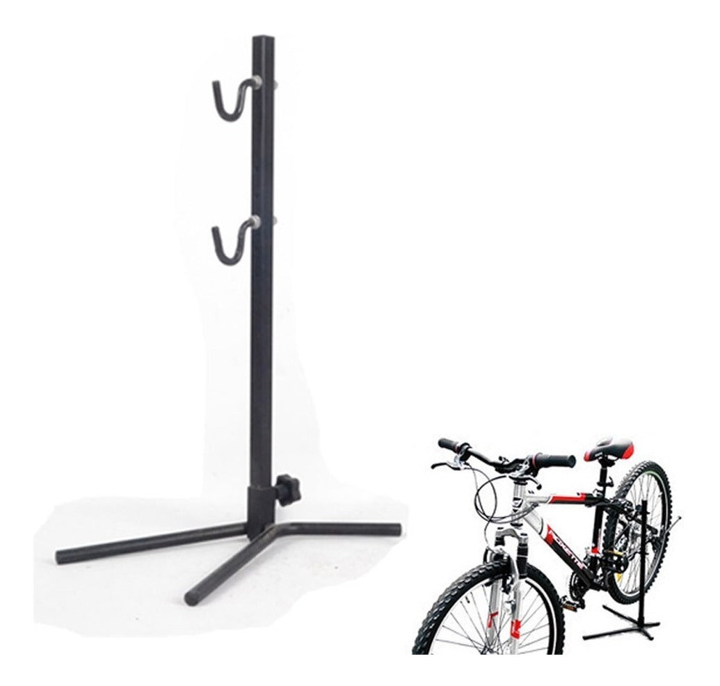 Pack X2 Atril Ajustable Pedestal Para Bicicleta De Aluminio – Estabilidad Superior Y Diseño Robusto