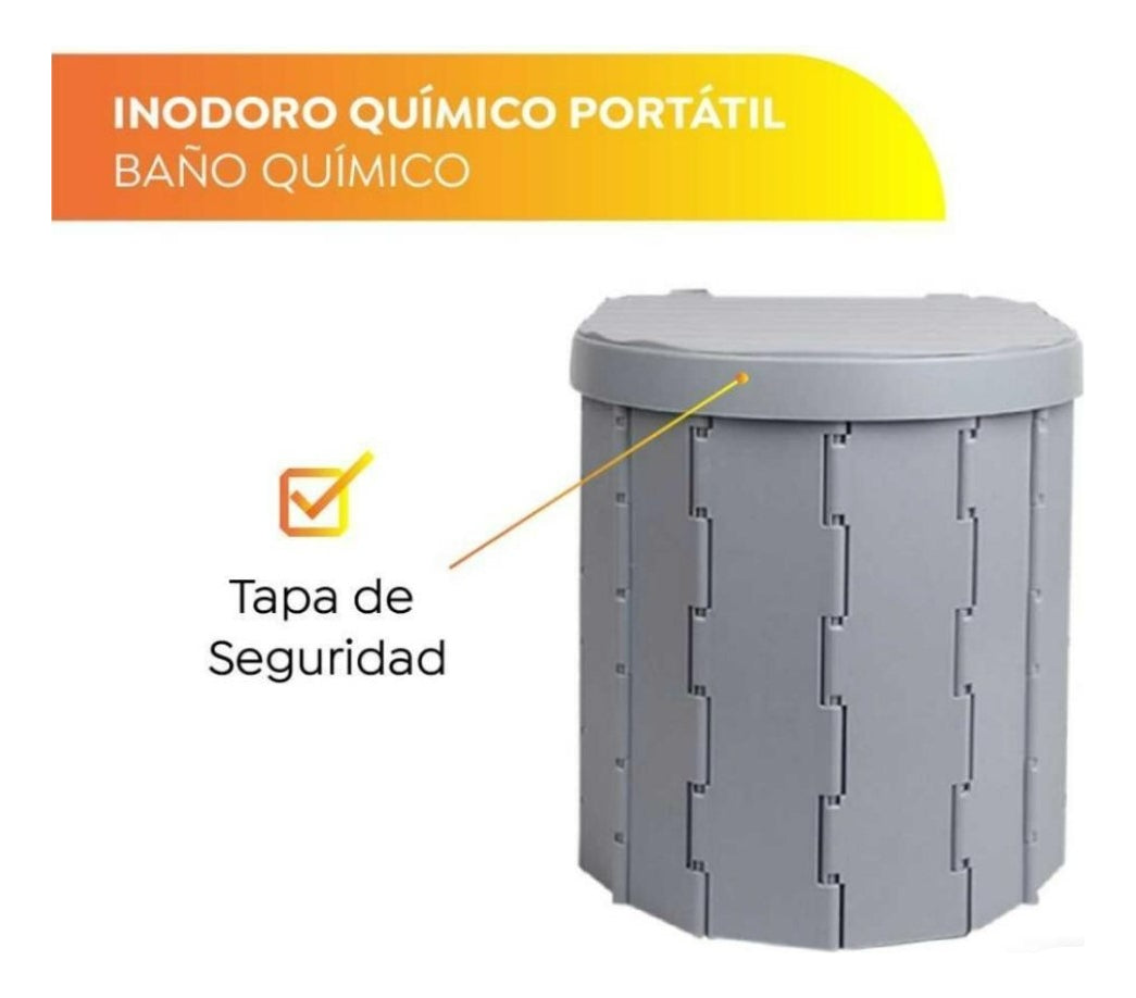 Inodoro Portátil Baño Plegable – Comodidad Para Camping