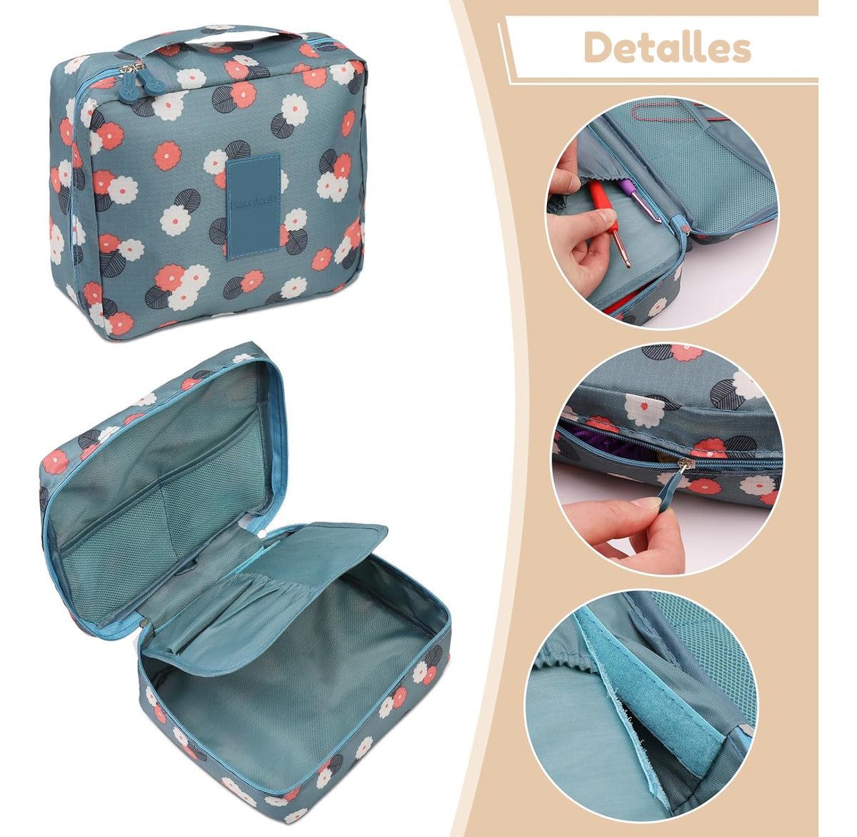 Set Con Estuche Crochet Silicona – Experiencia de Tejido Intuitiva y Creativa