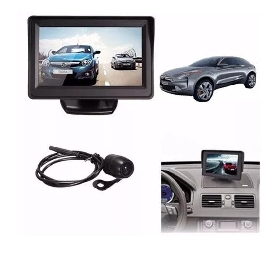 Kit Retroceso Pantalla 4.3 Pulgadas – Visualización Superior para Seguridad en la Carretera