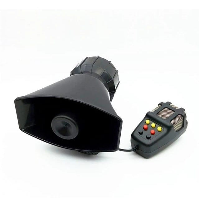 Megáfono Bocina Policial Sirena Carabinero 100W 12V – Sonido Potente y Claro