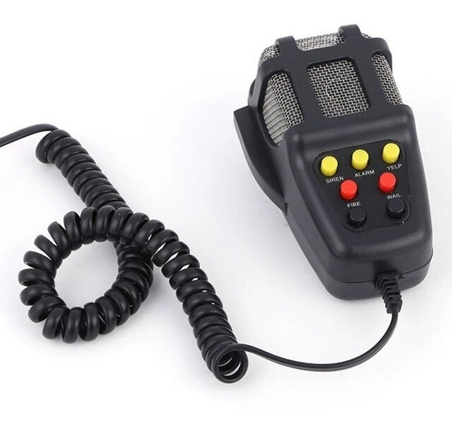 Megáfono Bocina Policial Sirena Carabinero 100W 12V – Sonido Potente y Claro
