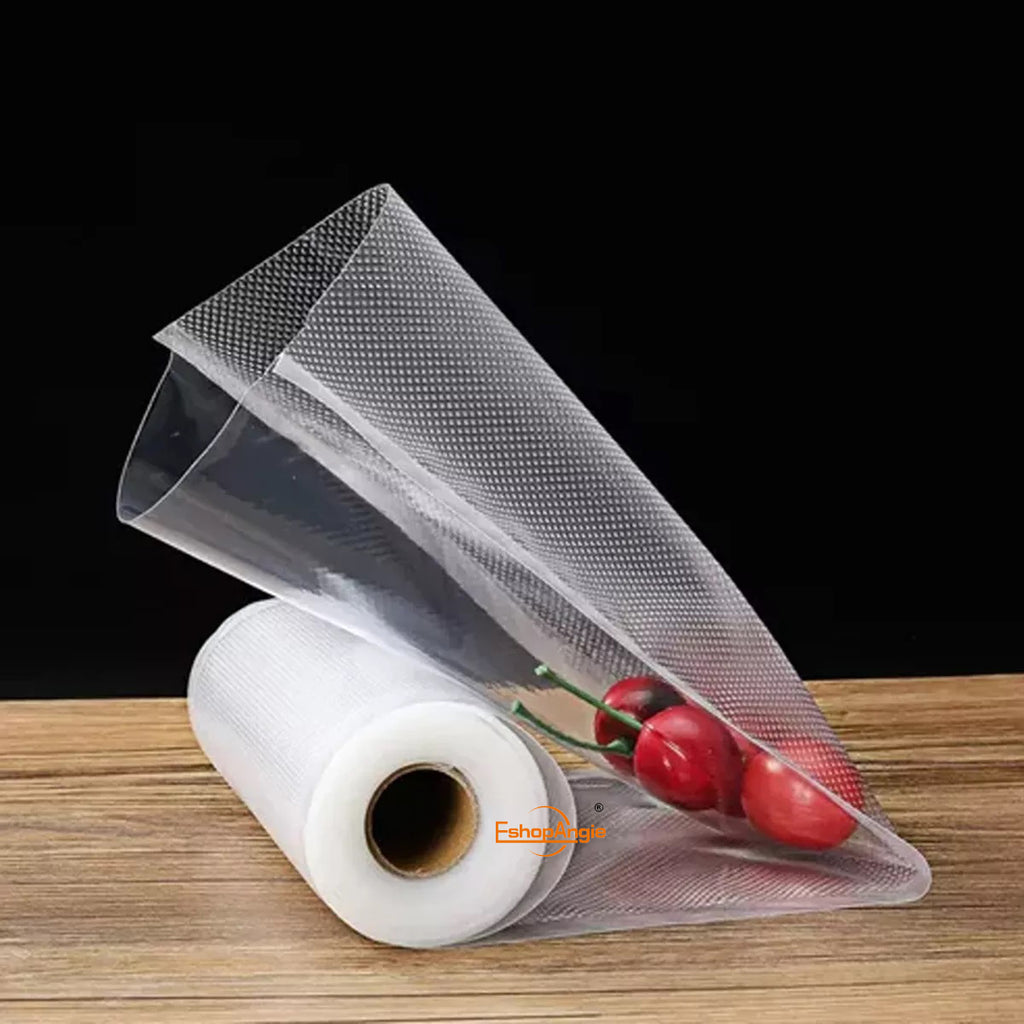 X2 Rollo Bolsas Maquina Selladora Al Vacio – Conservación Óptima de Alimentos