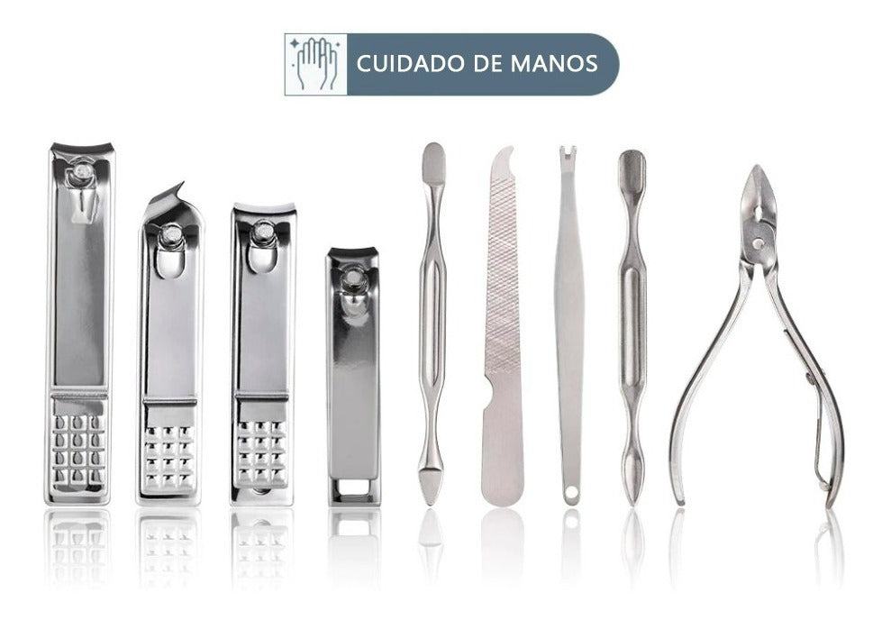 Set Herramientas Manicure Pedicura Kit Uñas 26 Piezas – Cuidado Integral para Uñas y Pies