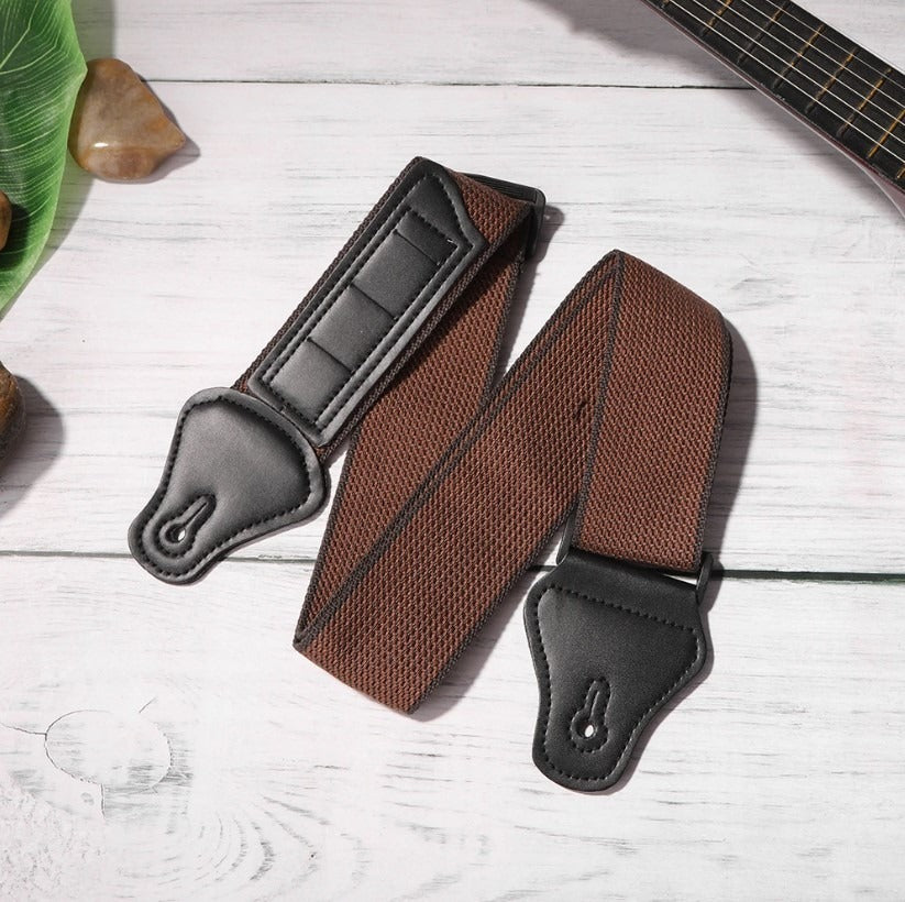 Correa Para Guitarra Y Bajo Puntas Cuero – Comodidad Y Estilo Para Músicos