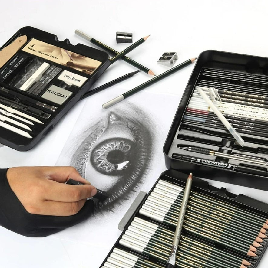 Artista Pro Set De Dibujo Profesional – 70 Accesorios Para Creatividad Sin Límites