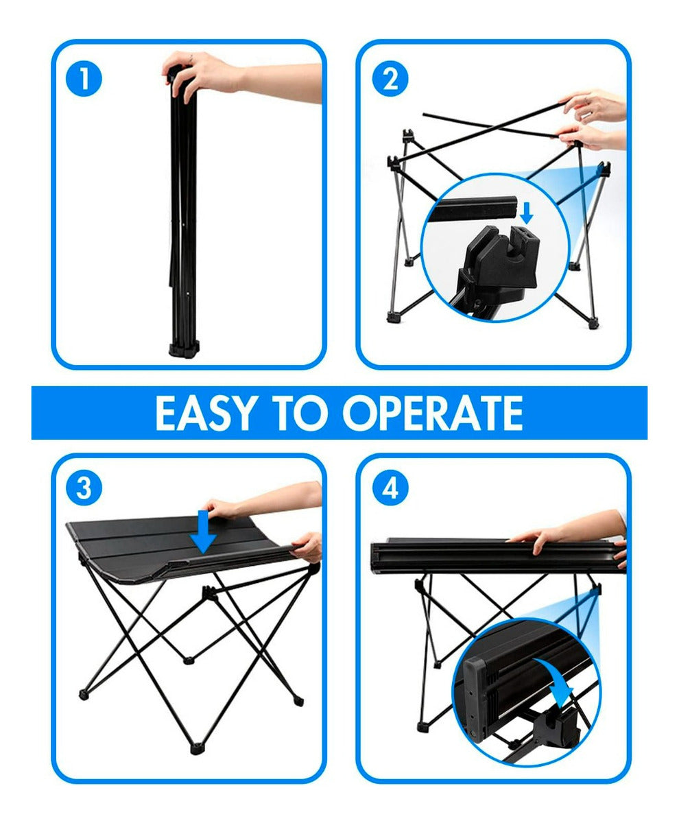 Mesa Plegable Camping – Diseño Ligero y Portátil