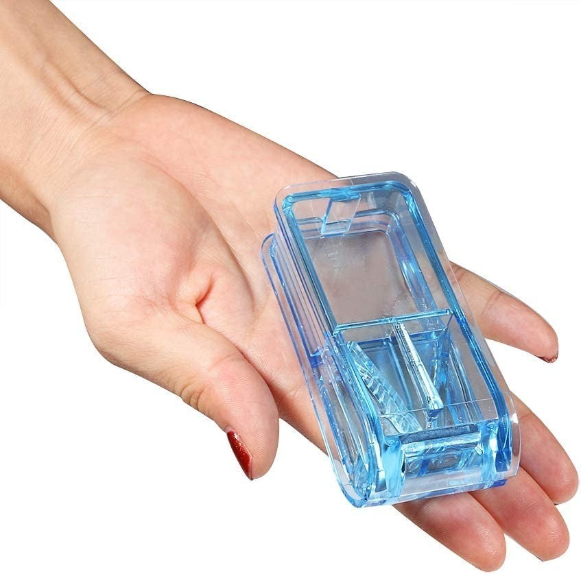 Pastillero Organizador Cortador – Material Seguro y Eficiente