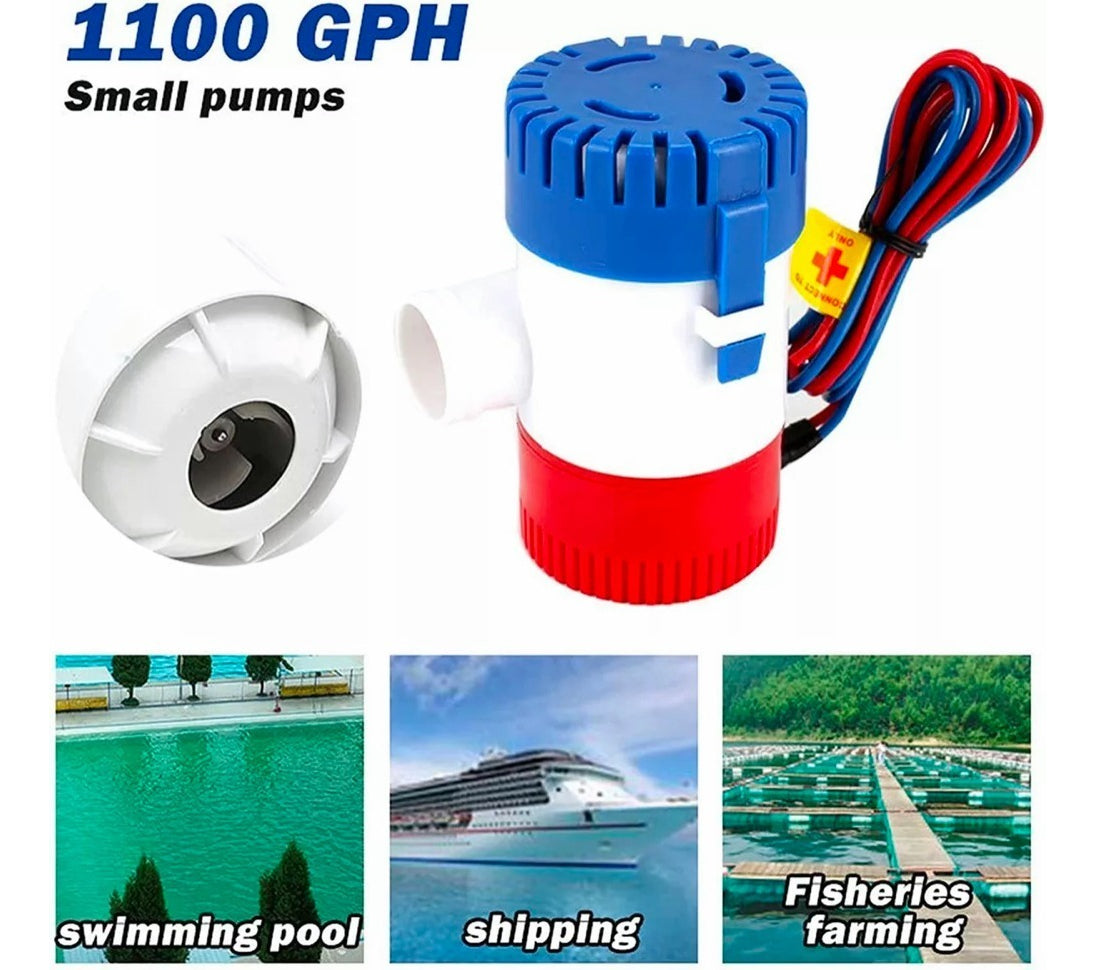 Marina Bomba Sumergible 12v 1100gph – Solución Eficiente Para Barcos