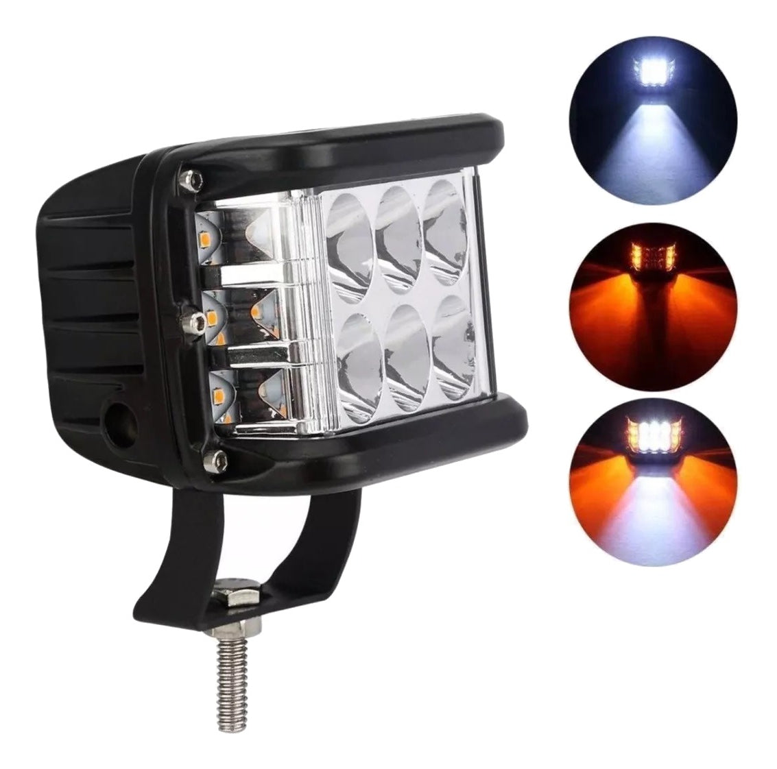 Focos Led X2 Auto Spot Bicolor 36w 4x4 – Iluminación Potente y Versátil