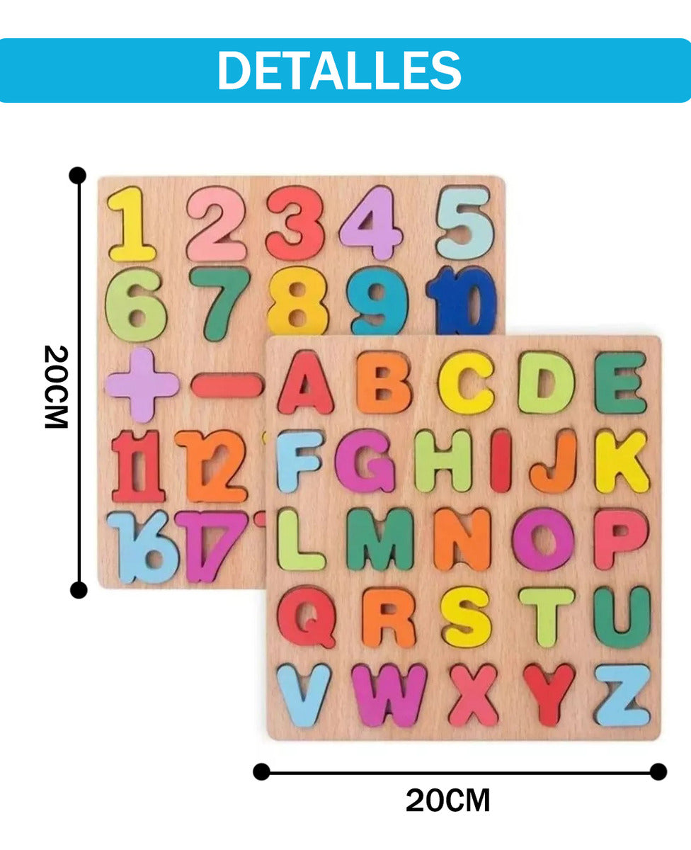 Montessori Toys Pack 10 Juguetes Didácticos De Madera – Fomenta Aprendizaje Y Creatividad