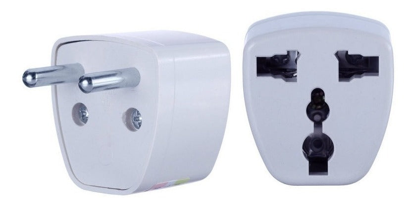 Adaptador Enchufe Americano Europeo A Nacional – Conexión Universal para Viajeros