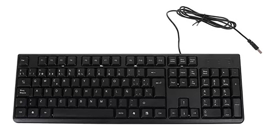 Kit Combo Teclado Y Mouse Alámbrico H-8810 – Diseño Silencioso y Ergonómico