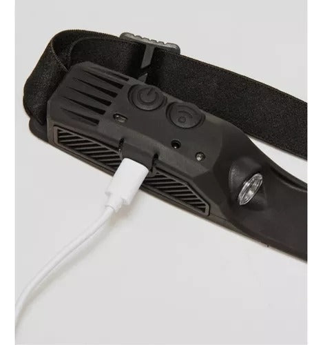 Linterna Frontal Con Sensor Recargable 2en1 – Iluminación Eficiente y Cómoda
