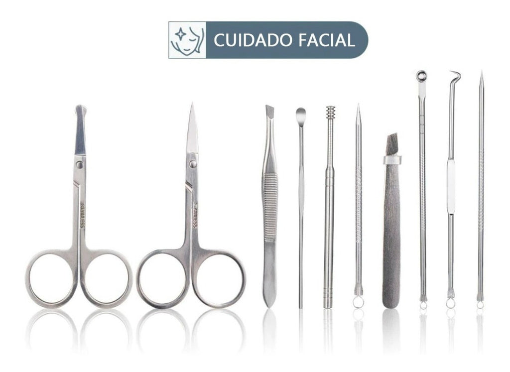 Set Herramientas Manicure Pedicura Kit Uñas 26 Piezas – Cuidado Integral para Uñas y Pies