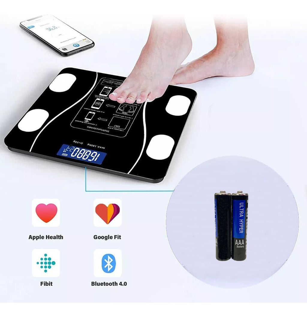 Pesa Digital Inteligente – Seguimiento Preciso de Salud Bluetooth