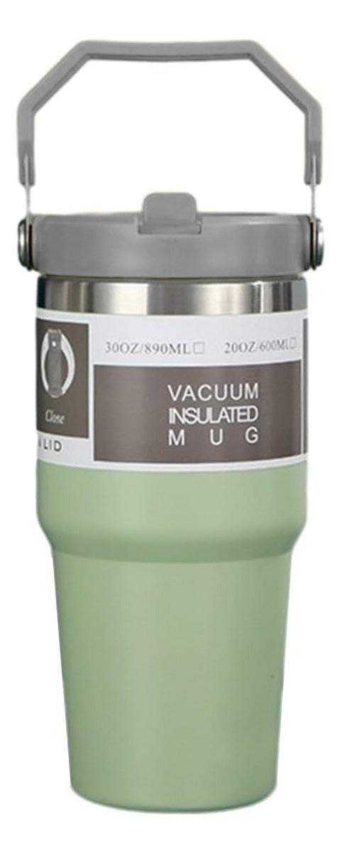 MugVivo Vaso Termo 600ml – Diseño Portable y Acero Inoxidable