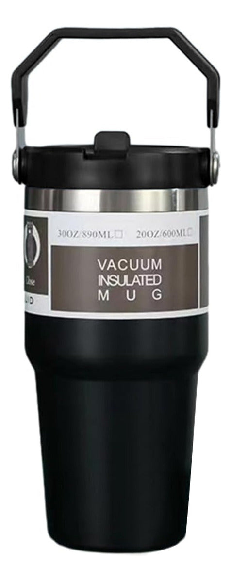 MugVivo Vaso Termo 600ml – Diseño Portable y Acero Inoxidable