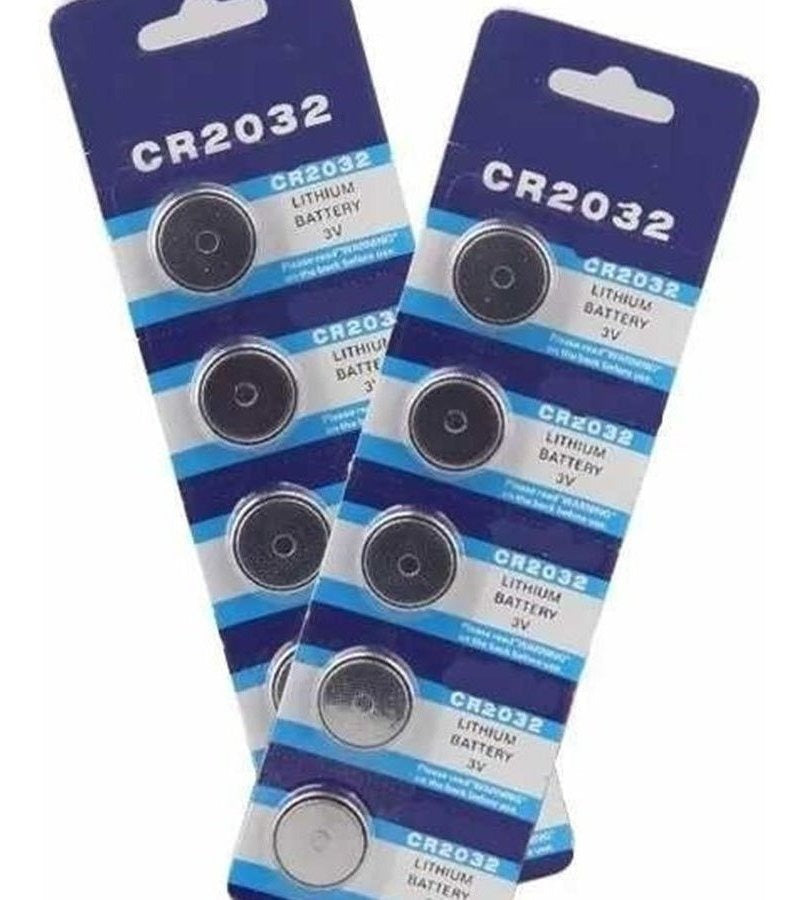 MarcaX Pack 5 Pilas De Litio CR2032 2016 2025 – Energía Confiable Y Duradera