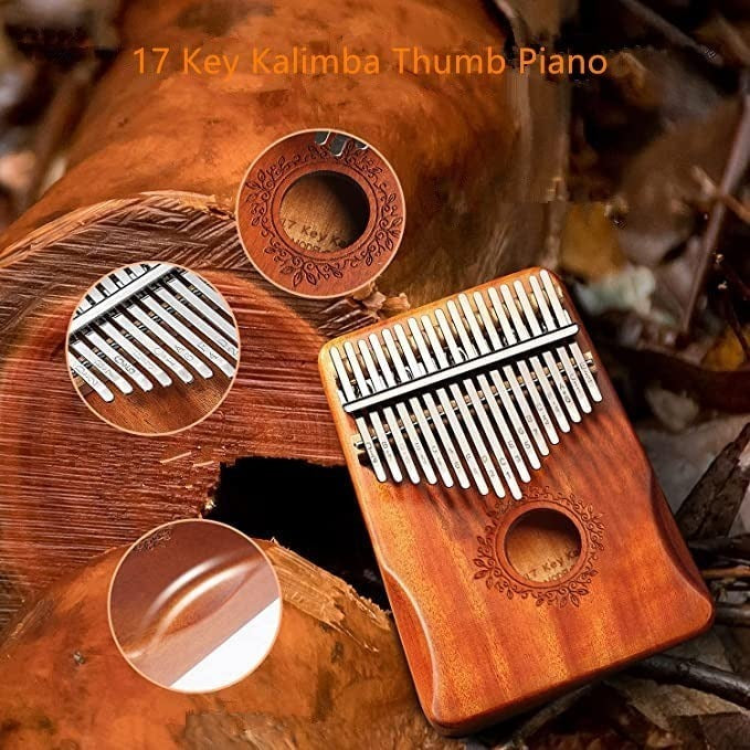 Kalimba Kalimba Instrumento Musical De 17 Tonos – Sonido Nítido Y Dulce