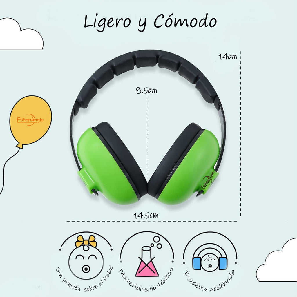 Orejeras Antiruido – Protección Auditiva Óptima para Bebés y Niños