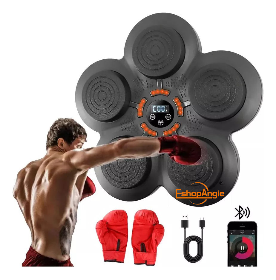 Máquina De Boxeo Entrenamiento Musical Inteligente Bluetooth – Mejora Tu Tiempo De Reacción