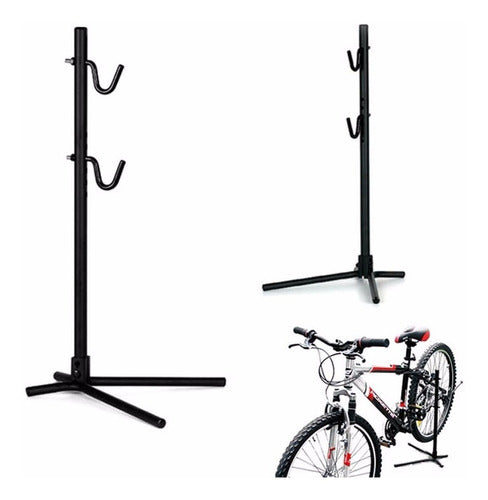 Pack X2 Atril Ajustable Pedestal Para Bicicleta De Aluminio – Estabilidad Superior Y Diseño Robusto