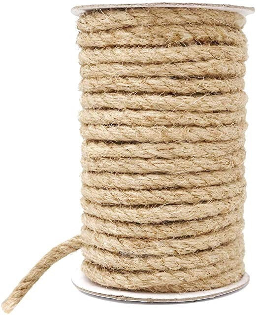 Cuerda Cáñamo Yute 10 Mts 8 Mm – Resistencia Excepcional para Decoración y Artesanías