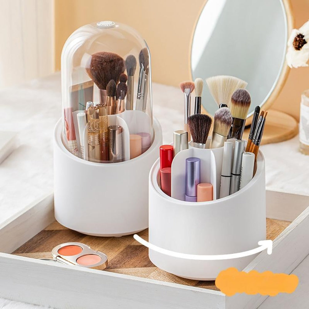Organizador 360 Giratorio – Organización Eficiente Para Brochas y Lápices Cosméticos