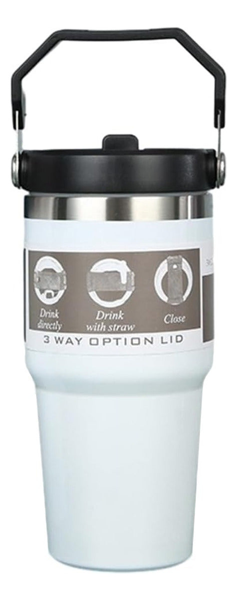 MugVivo Vaso Termo 600ml – Diseño Portable y Acero Inoxidable