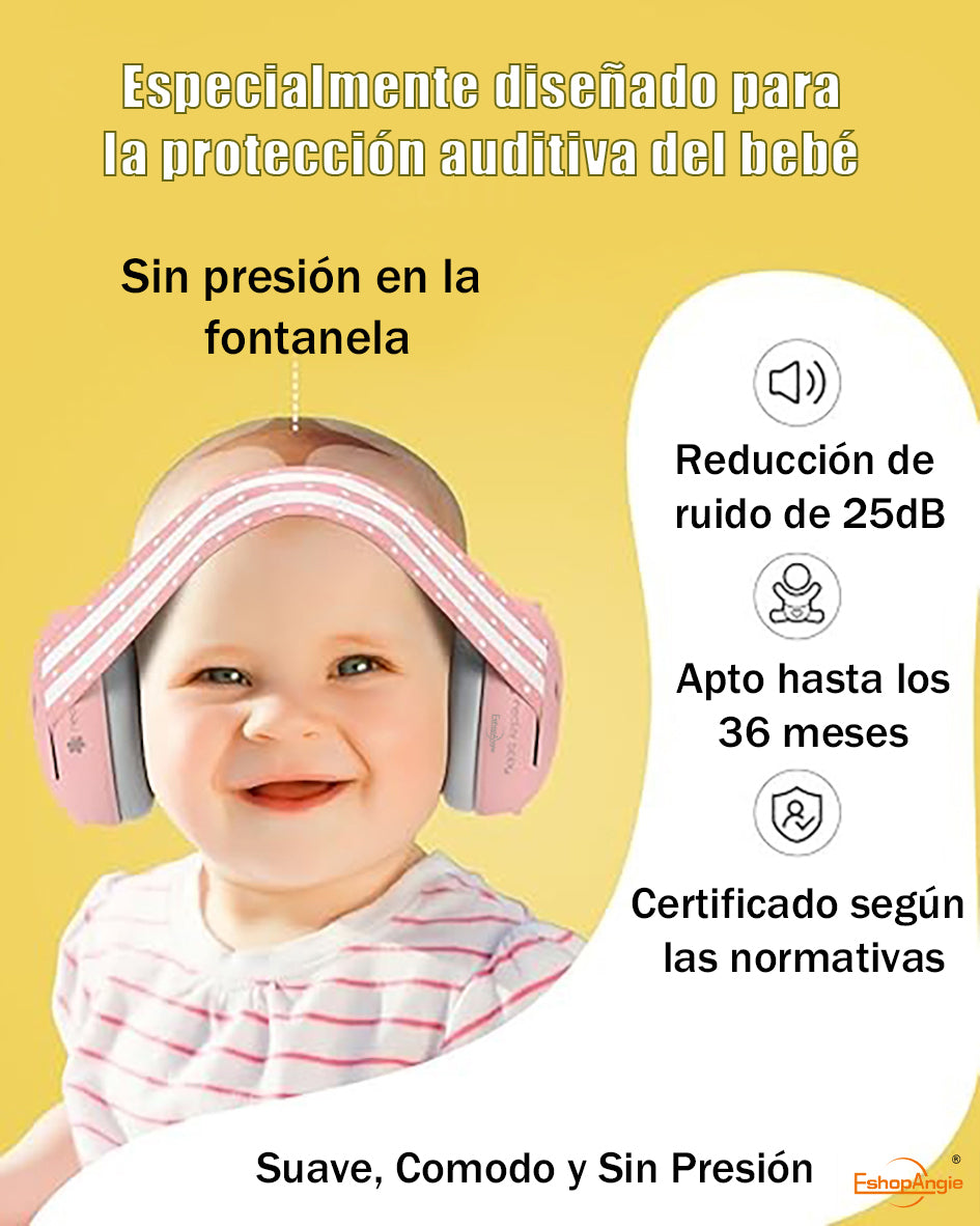 Protección Audífonos Antiruido – Reducción de Ruido Multicapa para Niños