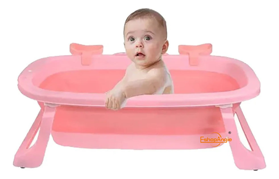 Tina Bañera Plegable Para Bebé – Diseño Seguro y Divertido