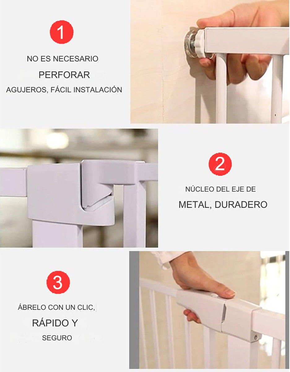 Brand Reja Seguridad – Barrera Ajustable Para Bebés y Mascotas