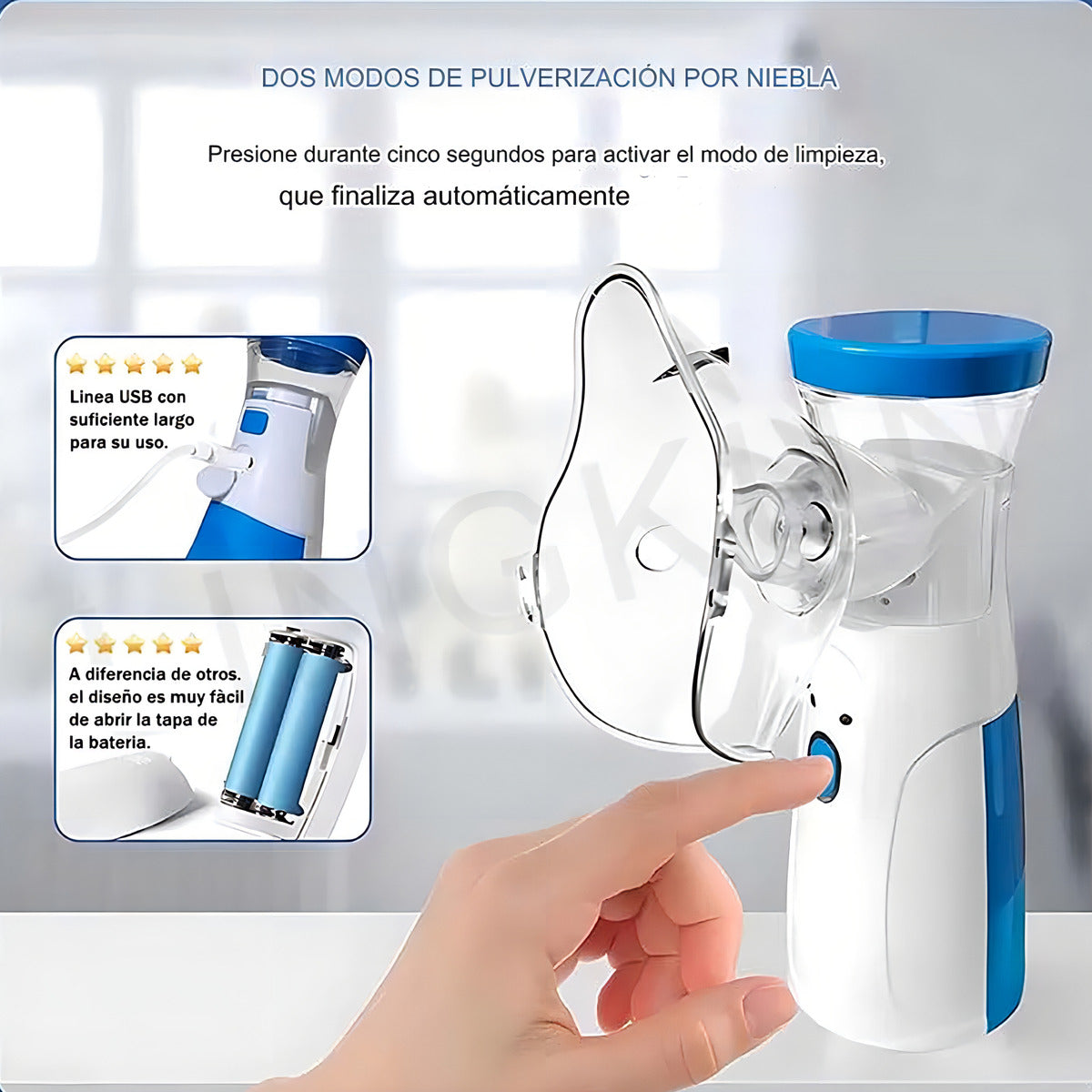 Nebulizador Salud Pro Blanca – Eficaz Solución Para Afecciones Respiratorias