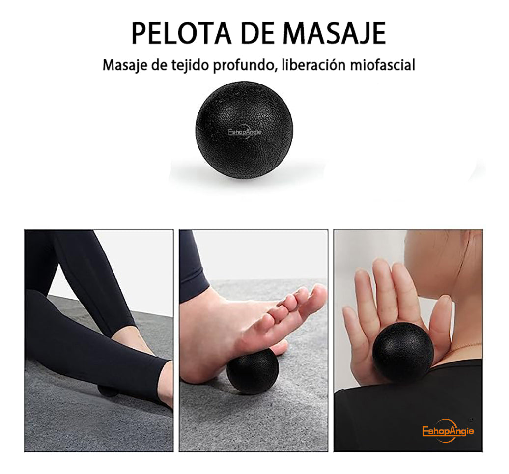Eshopangie Set 9en1 Rodillo Completo – Alivio Muscular y Recuperación Efectiva