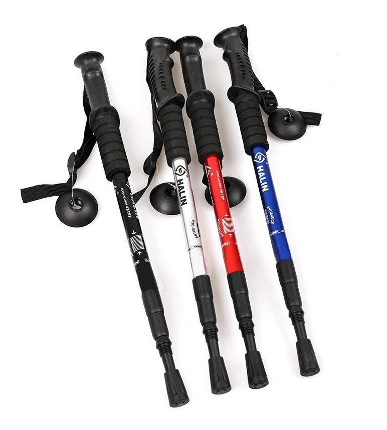 Bastón Trekking 3 Tramos – Soporte Antishock para Aventura