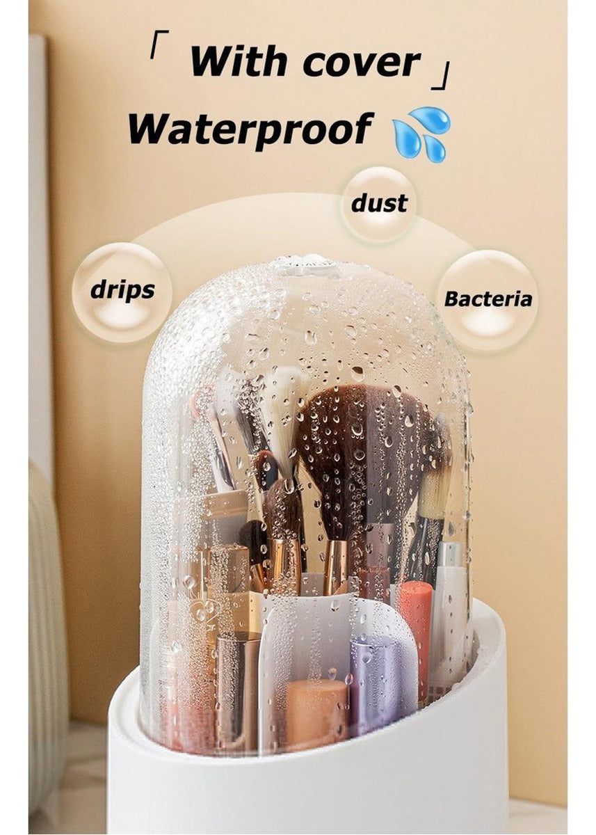 Organizador 360 Giratorio – Organización Eficiente Para Brochas y Lápices Cosméticos